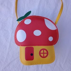 Mushroom Design Red and Yellow Shoulder Bag Party Cosplay Spring Summer Rave